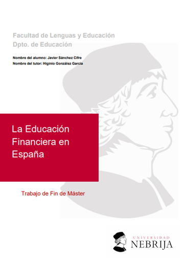 La Educación  Financiera en  España