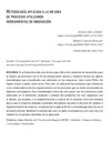 Metodología aplicada a la mejora de procesos utilizando herramientas de innovación