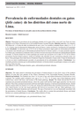 Prevalencia de enfermedades dentales en gatos (felis catus) de los distritos del cono norte de Lima.