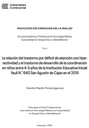 La relación del trastorno por déficit de atención con hiperactividad y el trastorno de desarrollo de la coordinación en niños entre 4-5 años de la Institución Educativa Inicial Yaulí N.° 640 San Agustín de Cajas en el 2019