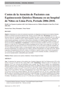 Costos de la Atención de Pacientes con Equinococosis Quística Humana en un hospital de Niños en Lima-Perú, Periodo 2006-2010.