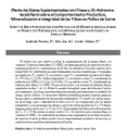 Efecto de Dietas Suplementadas con Fitasa y 25-Hidroxicolecalciferol sobre el Comportamiento Productivo, Mineralización e Integridad de las Tibias en Pollos de Carne