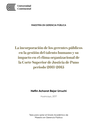 La incorporación de los gerentes públicos en la gestión del talento humano y su impacto en el clima organizacional de la Corte Superior de Justicia de Puno-período 2011-2015