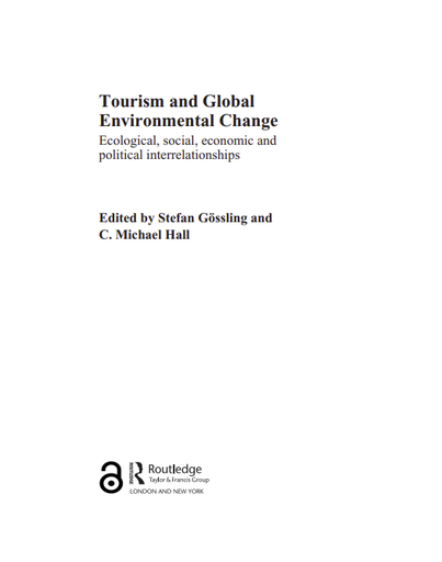 Tourism and Global Environmental Change