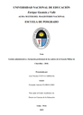 Gestión administrativa y formación profesional de los cadetes de la Escuela Militar de Chorrillos – 2018