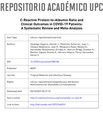 C-Reactive Protein-to-Albumin Ratio and Clinical Outcomes in COVID-19 Patients: A Systematic Review and Meta-Analysis