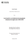 La corrupción y su incidencia en la recaudación tributaria en la región Junín: 2005-2018