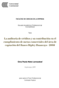 La auditoría de créditos y su contribución en el cumplimiento de metas comerciales del área de captación del Banco Ripley Huancayo – 2016