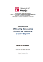 "Offshoring" de servicios técnicos de ingeniería: el caso español