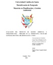 Evaluación del proyecto de gestión ambiental e infraestructura-PROGAISH en la microcuenca Huancaro Santiago, sub cuenca del Rios Huatanay-Cusco