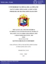 Prevalencia de consumo de bebidas alcohólicas en estudiantes de secundaria en relación a sus factores asociados Ies. José Carlos Mariátegui Puno - 2018