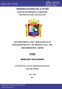 Actitudes frente al sexo y sexualidad en los adolescentes del 4to y 5to grado de la I.E.S. Jose Carlos Mariategui - Ajoyani