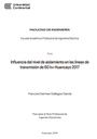 Influencia del nivel de aislamiento en las líneas de transmisión de 60 kV – Huancayo 2017