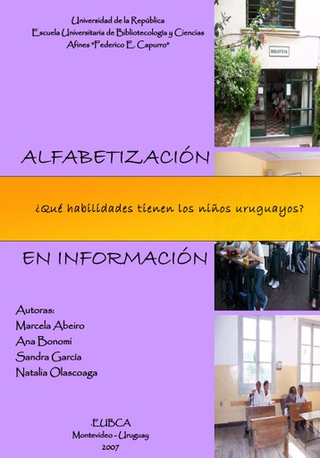 Alfabetización en información: ¿qué habilidades tienen los niños uruguayos?