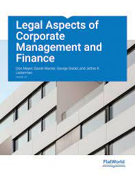 Legal Aspects of Corporate Management and Finance.