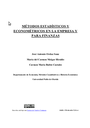 Métodos estadísticos y econométricos en la empresa y para finanzas