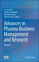 Advances in Pharma Business Management and Research Volume 1