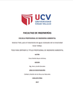 Sistema Tohá, para el tratamiento de aguas residuales de la Universidad Cesar Vallejo