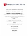 Motivación y su relación con la productividad en los colaboradores de la Universidad César Vallejo filial- Tarapoto2019