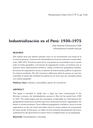 Industrialización en el Perú: 1930-1975