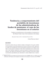 Tendencia y comportamiento del portafolio de inversiones de las administradoras de fondos de pensiones: el caso de las inversiones en el exterior