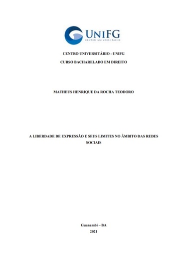 A liberdade de expressão e seus limites no âmbito das redes sociais