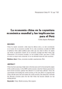 La economía china en la coyuntura económica mundial y las implicancias para el Perú