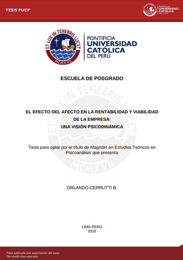 El efecto del afecto en la rentabilidad y viabilidad de la empresa