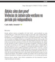 Batuko: alma dum povo! Vivências do batuko cabo-verdiano no período pós-independência