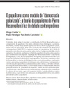O populismo como modelo de “democracia polarizada”: a teoria do populismo de Pierre Rosanvallon à luz do debate contemporâneo