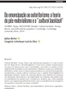 Da emancipação ao autoritarismo: a teoria do pós-materialismo e o “cultural backlash”