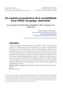 Un modelo econométrico de la rentabilidad: Caso CMAC Arequipa. 2002-2016