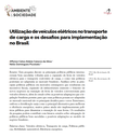 Utilização de veículos elétricos no transporte de carga e os desafios para implementação no Brasil