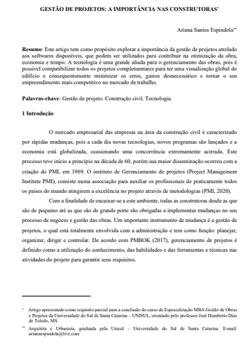 Gestão de projetos: a importância nas construtoras