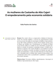 As mulheres da Castanha do Alto Cajari: O empoderamento pela economia solidária