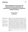 Representações sociais acerca do desenvolvimento sustentável: as perspectivas de residentes de pequenas cidades insulares