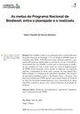 As metas do Programa Nacional de Biodiesel: entre o planejado e o realizado