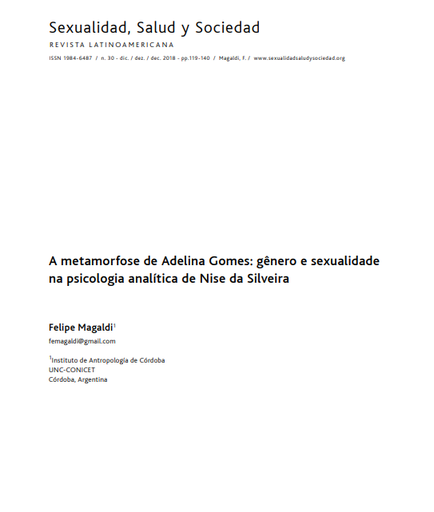 A metamorfose de Adelina Gomes: gênero e sexualidade na psicologia analítica de Nise da Silveira