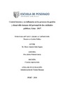 Control interno y su influencia en los procesos de gestión y desarrollo humano del personal de dos entidades públicas, Lima - 2017