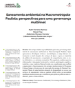 Saneamento ambiental na Macrometrópole Paulista: perspectivas para uma governança multinível