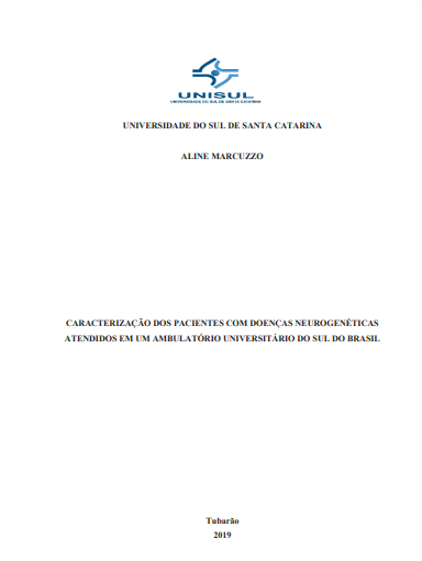 Caracterização dos pacientes com doenças neurogenéticas atendidos em um Ambulatório Universitário do Sul do Brasil