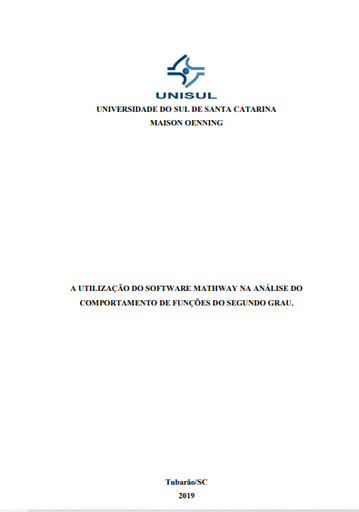 A utilização do software Mathway na análise do comportamento de funções do segundo grau