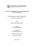 Las 10 &quot;Ps&quot; del Marketing en el desarrollo empresarial, caso UCV 2013-2014