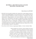 RETÓRICA, ARGUMENTAÇÃO E ANÁLISE DIALÓGICA DO DISCURSO