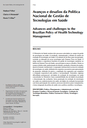 Avanços e desafios da política nacional de gestão de tecnologias em saúde