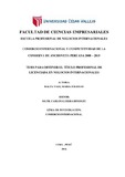 Comercio Internacional y Competitividad de la conserva de anchoveta peruana 2008 - 2015