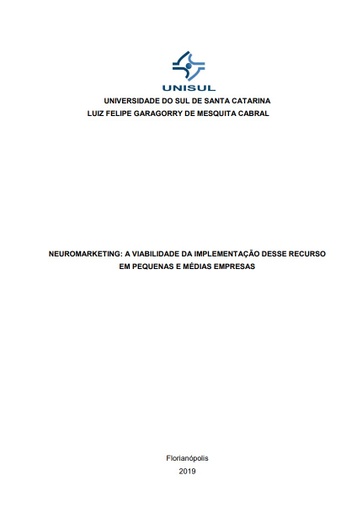 Neuromarketing: A viabilidade da implementação desse recurso em pequenas e médias empresas