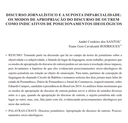 DISCURSO JORNALÍSTICO E A SUPOSTA IMPARCIALIDADE: OS MODOS DE APROPRIAÇÃO DO DISCURSO DE OUTREM COMO INDICATIVOS DE POSICIONAMENTOS IDEOLÓGICOS