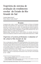 Trajetória do sistema de avaliação do rendimento escolar do Estado do Rio Grande do Sul