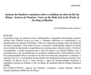 Jackson do Pandeiro: anotações sobre o cotidiano na obra do Rei do Ritmo / Jackson do Pandeiro: Notes on the Daily Life in the Works of the King of Rhythm